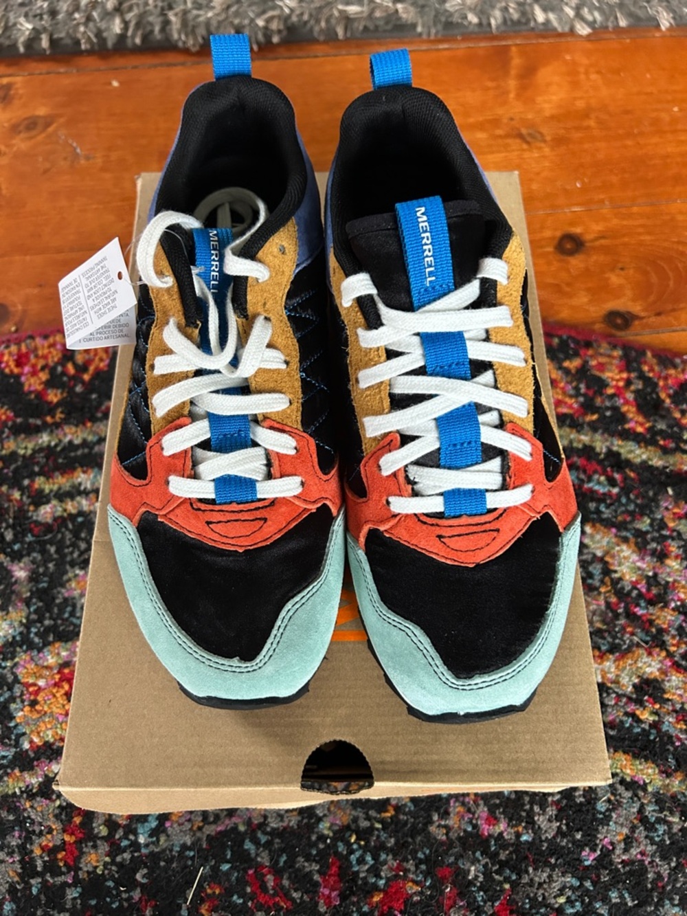 Merrell Multicolor Suede & Mesh Trail Sneakers